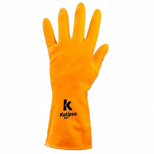 Luva Latex Orange Kalipso Ca 32499