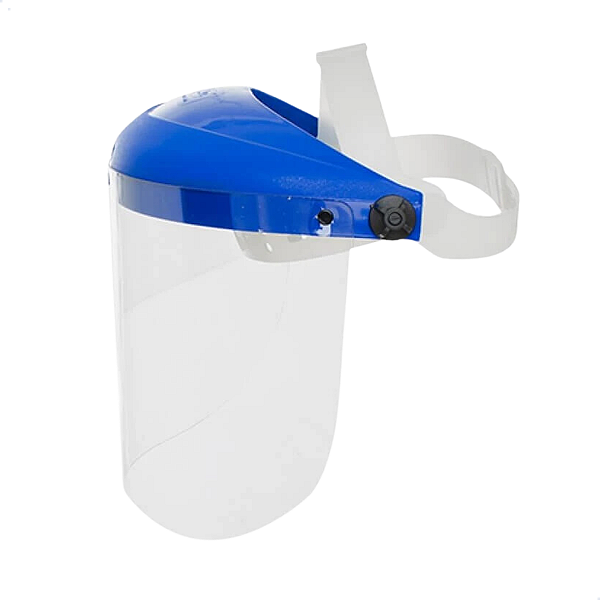 Protetor Facial Viseira Plastica Carneira Com Catraca 8" Delta Plus Ca 14197