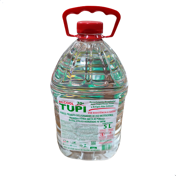 Alcool Liquido 70° 5l Tupi