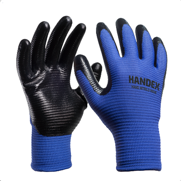 Luva Hand Nitrilo Wave Azul Handex Ca 46692