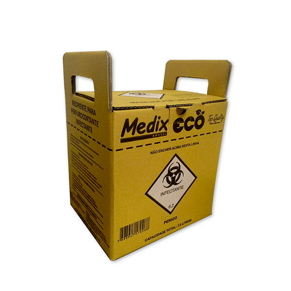 Coletor Perfuro-cortante Amarelo Sustentavel 7l Medix