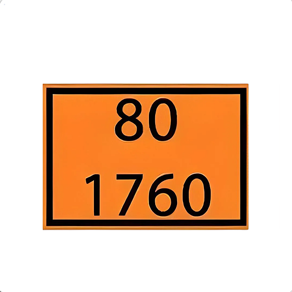 Placa Onu 80 1760 30 X 40 Plastcor