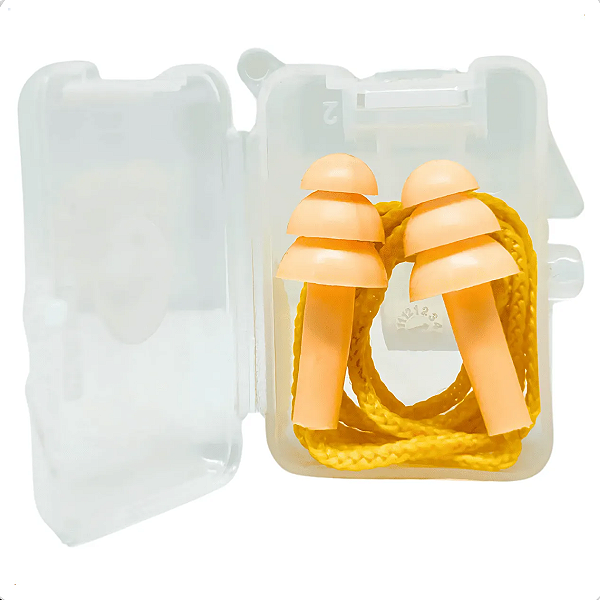 Protetor Auricular Silicone 17 Db Spot Plug Amarelo Camper Ca 49710