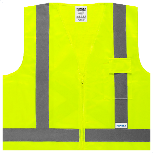 Colete Sinalizaçao Refletivo 1 Bolso Ziper Handex