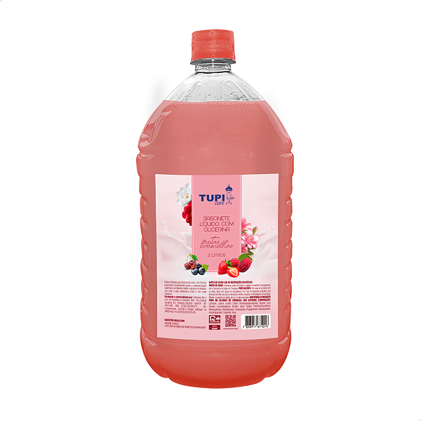 Sabonete Liquido com Glicerina Frutas Vermelhas 2l Tupi