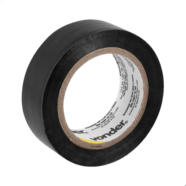 Fita Isolante 10m X 19mm Preta Vonder