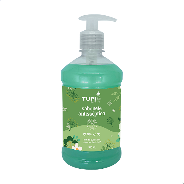 Sabonete Pump Liquido Antisseptico Erva Doce 500ml Callamarys