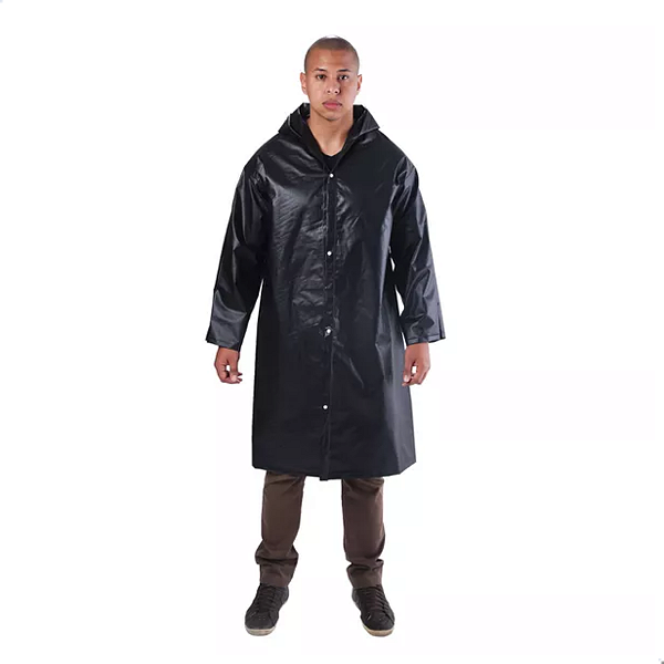 Capa Chuva Kp400 Preta Vinilseg Ca 33304