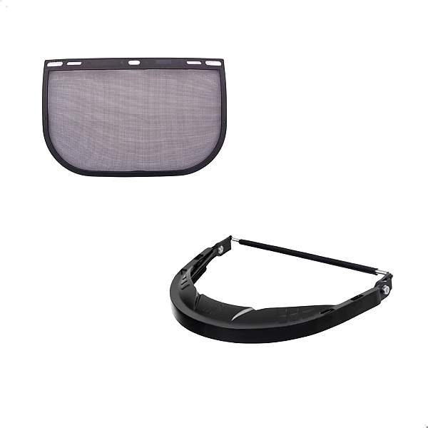 Suporte Universal + Viseira Malha de Aço Camper