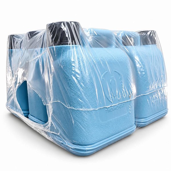Kit 6 Garrafao Termico 5l Azul Thermofort