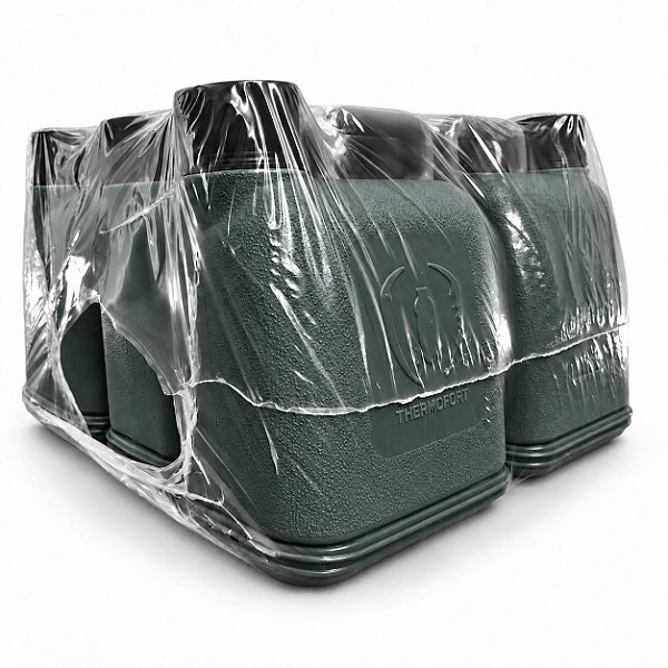Kit 6 Garrafao Termico 5l Cinza Thermofort