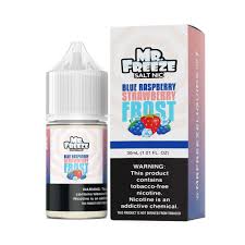 SALT MR FREEZE BLUE RASPBERRY STRAWBERRY 35mg 30ml