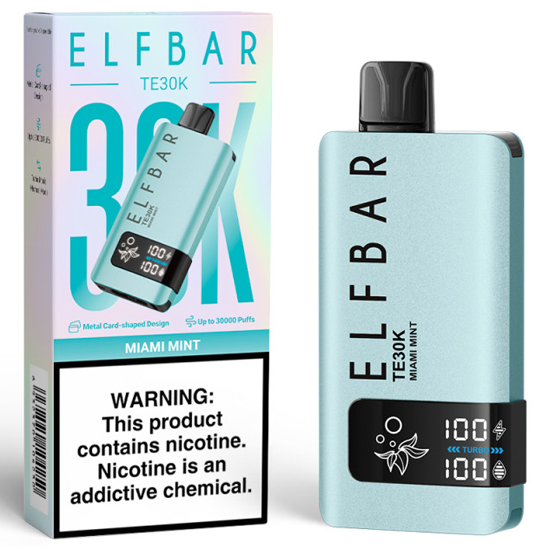 ELFBAR TE 30.000 PUFFS MIAMI MINT