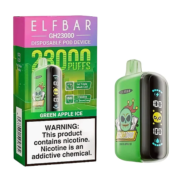 ELFBAR GH23000 GREEN APPLE ICE