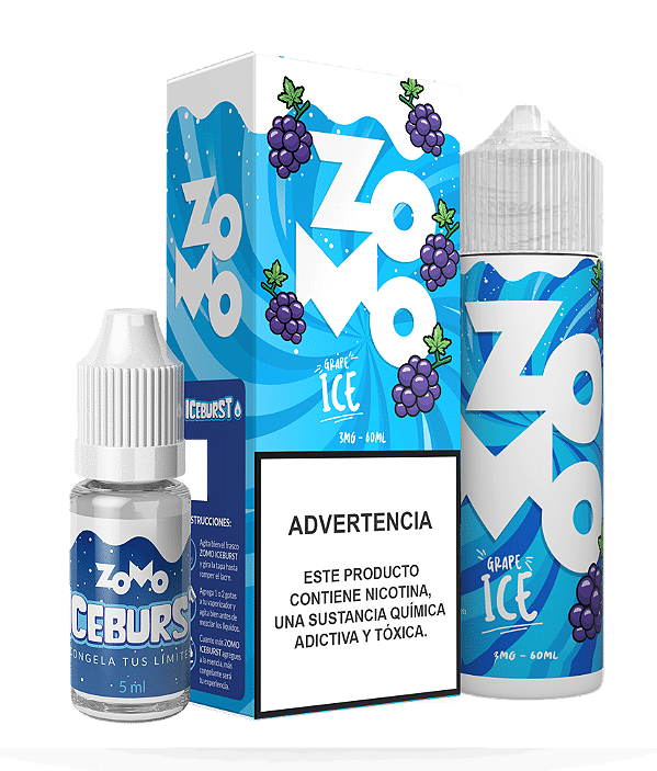 ZOMO 60ML 3MG GRAPE ICE (UVA ICE)