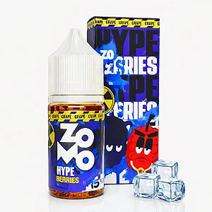 ZOMO NICSALT 30ML 50MG HYPE BERRIES (HALLS DE FRUTAS VERMELHAS)