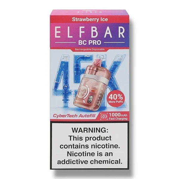 ELFBAR BC PRO 45.000 PUFFS STRAWBERRY ICE