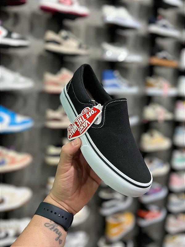 Tênis Slip On Preto Premium