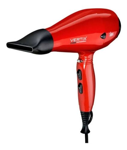 Secador De Cabelo Super Potente X4000 Ion 2400w Vertix 220v - Vermelho - 220V