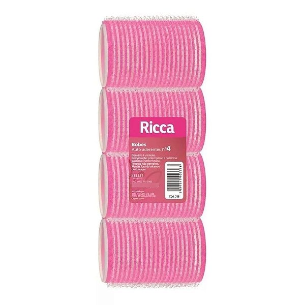 Bobes Para Cabelo Auto Aderente Numero 4 Vertix Codigo 338