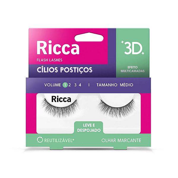 Cilios 3D Volume Sofisticado e Harmonia Ricca