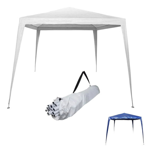 Barraca Tenda Gazebo Praia Camping Base 3m Cobertura 2,4m