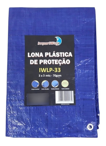 Lona Plastica Impermeavel Piscina Barraca 3x3m 9m² Multiuso