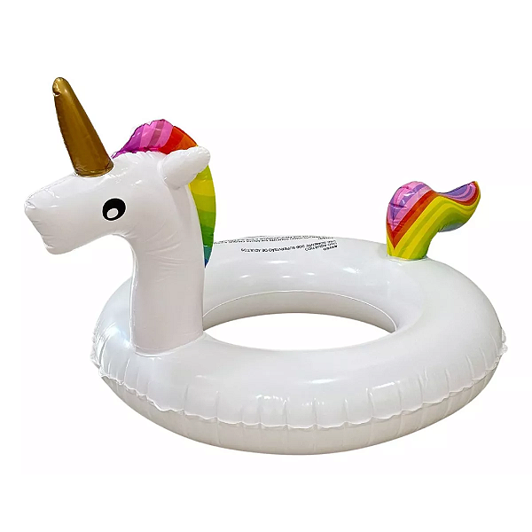 Boia Inflável De Unicornio Importway 90cm Para Piscina