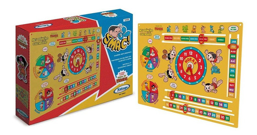 Brinquedo Educativo Meu Primeiro Calendário Turma Da Monica