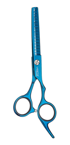 Tesoura Vertix Blue Titanium Desbaste 6,0 Profissional