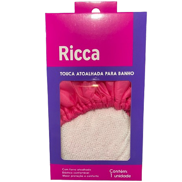 Touca De Banho Atoalhada Pratica Ricca Protecao Confortavel