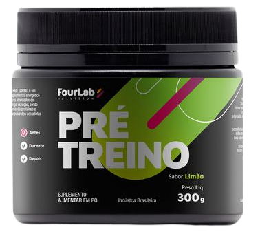 Pré Treino Endurance - Pote 300g - Sabor Limão