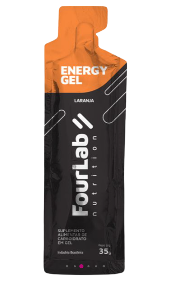 Energy Gel 35g - Fourlab Nutrition - Sabor Laranja