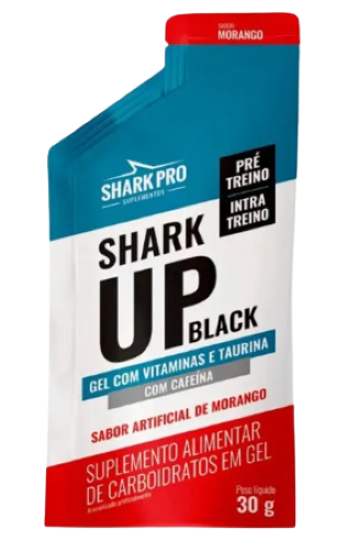 Shark Up Black 30g - Shark Pro - Sabor Morango