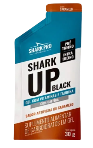 Shark Up Black 30g - Shark Pro - Sabor Caramelo