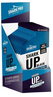 Shark Up Black 10 sachês 30g - Shark Pro - Sabor Açaí com banana