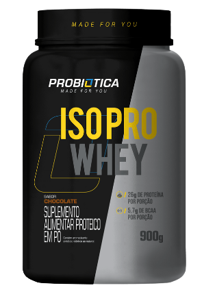 Iso Pro Whey 900 G - Probiótica - Sabor Chocolate