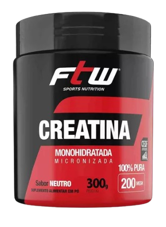 Creatina 100% Pura 300g Monohidratada Micronizada FTW