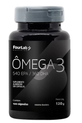 Omega 3 FourLab (540EPA/360DHA) - Pote com 120 Capsulas
