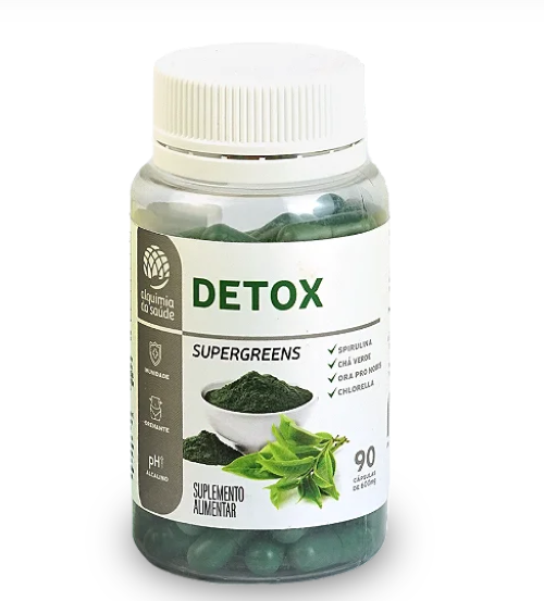 Detox Supergreens 90 Cápsulas