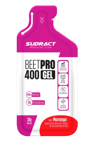 Gel Beet Pro 400 - Morango - Sudract