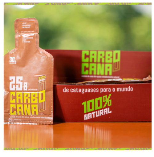 Gel Carbocana 100% Natural 30g- 10 Sachês - Melado Carbo Cana