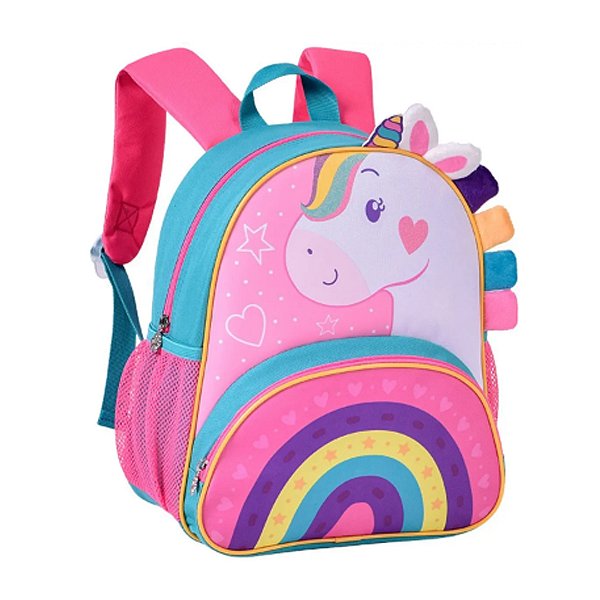MOCHILA DE COSTAS INFANTIL UNICÓRNIO