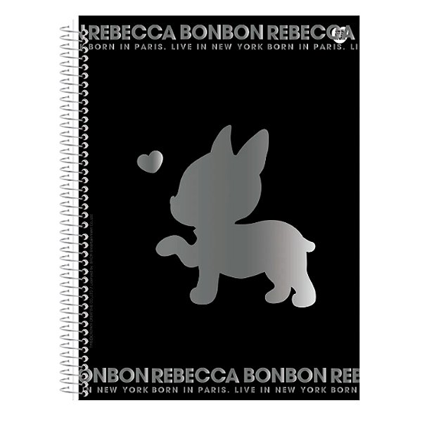 CADERNO UNIVERSITÁRIO REBECCA BONBON 1 MATÉRIA 80 FOLHAS