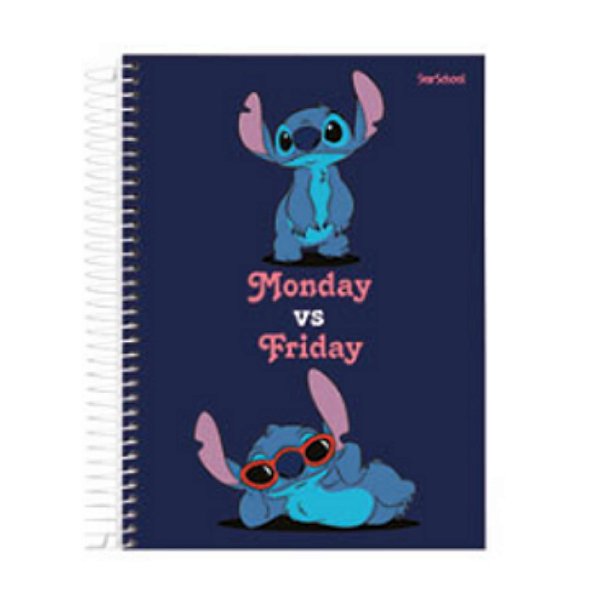 CADERNO UNIVERSITÁRIO STITCH 10 MATÉRIAS