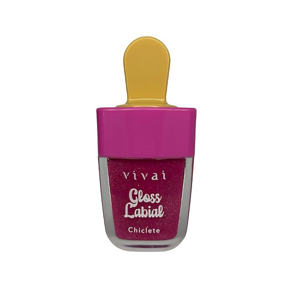 Gloss Labial sorvetinho com Brilho Chiclete - Vivai