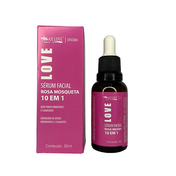 Sérum Facial Rosa Mosqueta 10 em 1 - Max Love