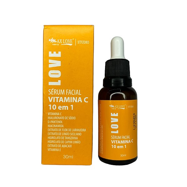 Sérum Facial Vitamina C 10 em 1 - Max Love
