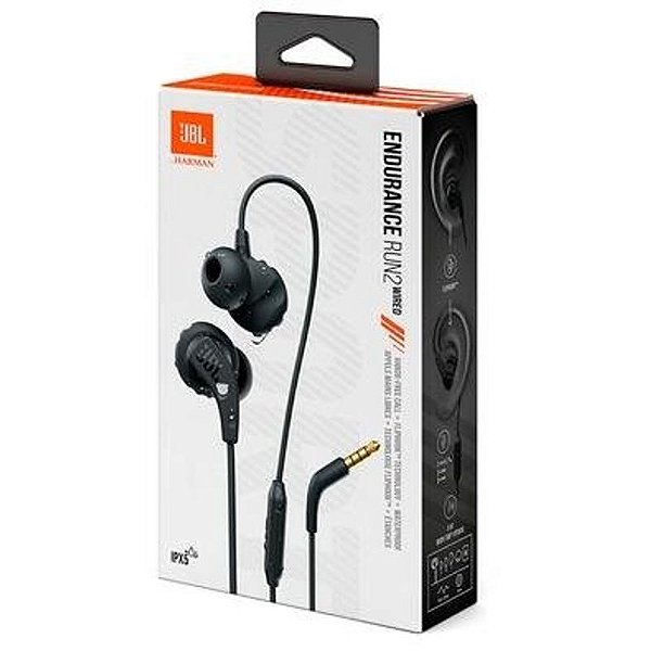 Fone de Ouvido JBL Endurance Run 2 - Pretos