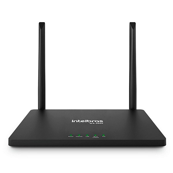 Roteador Intelbras Wireless 300 Mbps W4-300F Bivolt